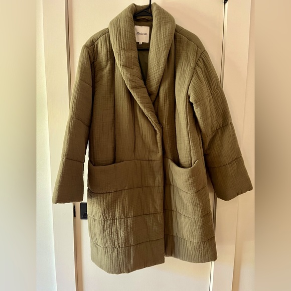Madewell Long Coat - Picture 1 of 3